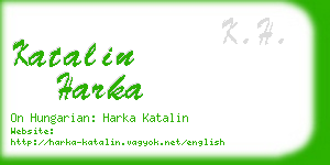 katalin harka business card